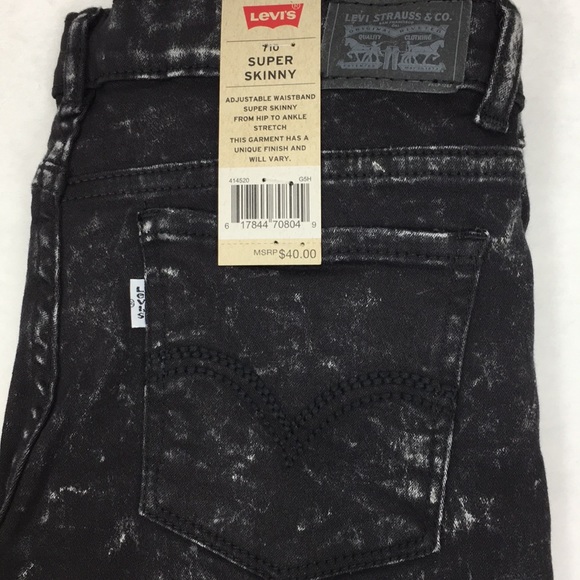 NWT Levi’s 710 Super Skinny Colored Denim Jeans - Picture 2 of 8